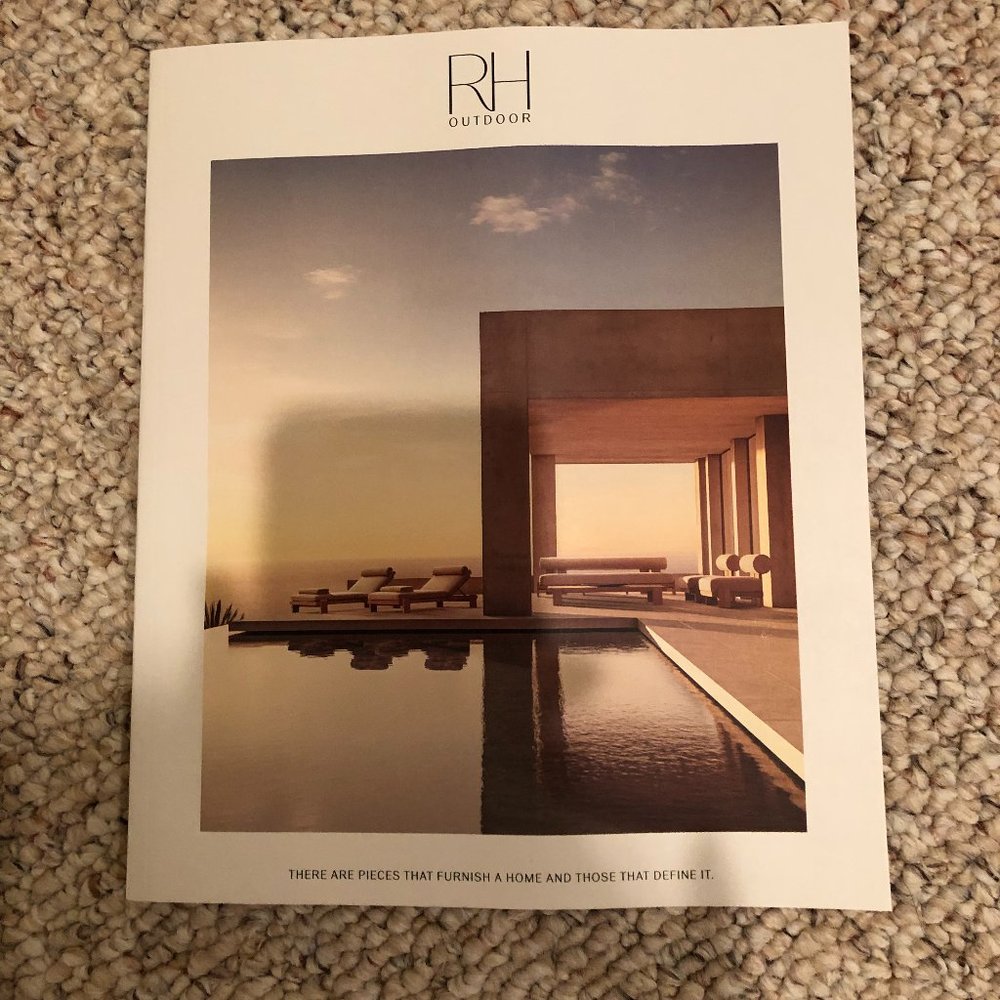 Restoration Hardware Outdoor Catalog